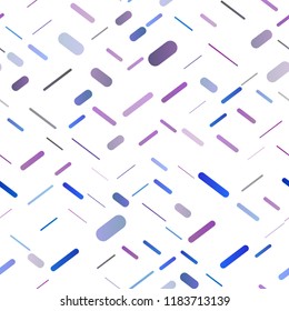 Light Blue, Red vector seamless texture with colored lines. Shining colored illustration with narrow lines. The template can be used as a background.
