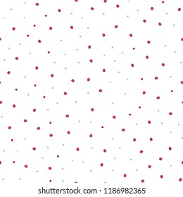Light Blue, Red vector seamless background with bubbles. Blurred bubbles on abstract background with colorful gradient. Design for textile, fabric, wallpapers.