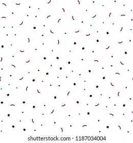 Light Blue, Red vector seamless texture with disks, lines. Decorative design in abstract style with triangle structure. Design for textile, fabric, wallpapers.