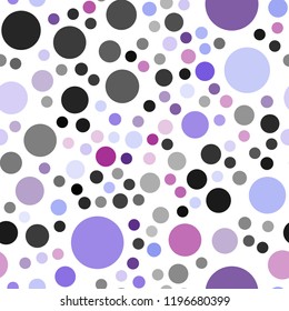 Light Blue, Red vector seamless backdrop with dots. Modern abstract illustration with colorful water drops. Beautiful design for your business advert.