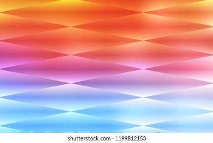 Light Blue, Red vector seamless pattern in square style. Beautiful illustration with rectangles and squares. Template for business cards, websites.