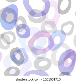 Light Blue, Red vector seamless texture with disks. Colorful illustration with blurred circles in nature style. Template for business cards, websites.