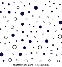 Light Blue, Red vector seamless layout with circle shapes. Modern abstract illustration with colorful water drops. Design for textile, fabric, wallpapers.