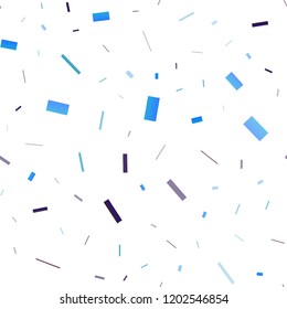 Light Blue, Red vector seamless cover in polygonal style. Modern abstract illustration with colorful rectangles. The template can be used as a background.