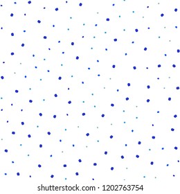 Light Blue, Red vector seamless texture with disks. Modern abstract illustration with colorful water drops. Pattern for design of fabric, wallpapers.