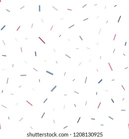 Light Blue, Red vector seamless cover with long lines. Blurred decorative design in simple style with lines. The pattern can be used as ads, poster, banner for commercial.