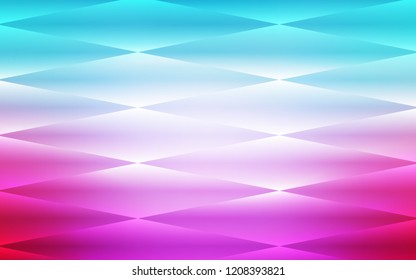 Light Blue, Red vector seamless texture in rectangular style. Abstract gradient illustration with rectangles. Pattern for design of window blinds, curtains.