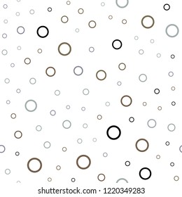 Light Blue, Red vector seamless texture with disks. Beautiful colored illustration with blurred circles in nature style. Completely new template for your brand book.