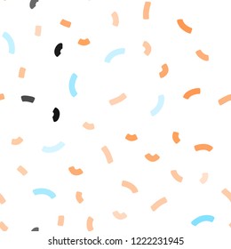 Light Blue, Red vector seamless template with bubble shapes. Geometric illustration in marble style with gradient.  Marble style for your business design.