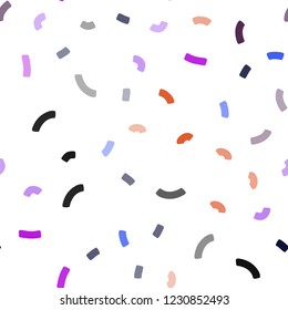 Light Blue, Red vector seamless pattern with bubble shapes. A completely new color illustration in marble style. The template for cell phone backgrounds.