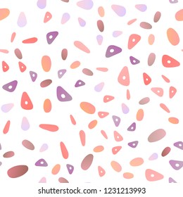Light Blue, Red vector seamless cover in polygonal style with circles. Beautiful illustration with circles, triangles in nature style. Pattern for busines ad, booklets, leaflets