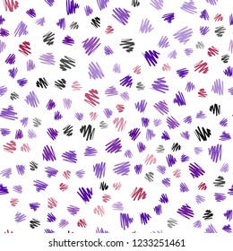 Light Blue, Red vector seamless texture with colored lines. Shining colored illustration with sharp stripes. Best design for your ad, poster, banner.