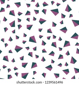 Light Blue, Red vector seamless, isometric pattern with polygonal style. Modern abstract illustration with colorful triangles. Texture for window blinds, curtains.