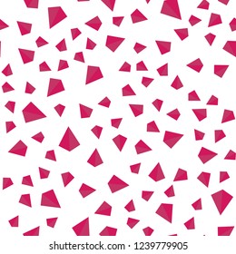 Light Blue, Red vector seamless, isometric texture with triangular style. Abstract gradient illustration with triangles. Template for business cards, websites.