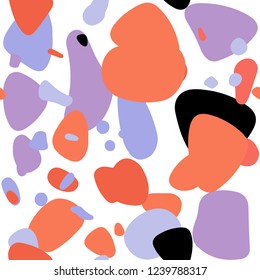 Light Blue, Red vector seamless layout with circle shapes. Blurred decorative design in abstract style with bubbles. Template for business cards, websites.