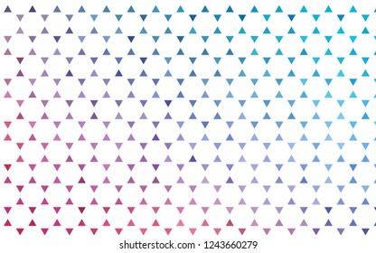 Light Blue, Red vector seamless backdrop with lines, triangles. Beautiful illustration with triangles in nature style. Design for textile, fabric, wallpapers.