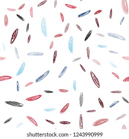 Light Blue, Red vector seamless cover with spots. Abstract illustration with colored bubbles in nature style. Pattern can be used as texture of wallpapers.