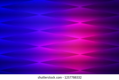 Light Blue, Red vector seamless template with crystals, rectangles. Rectangles on abstract background with colorful gradient. Pattern for design of window blinds, curtains.