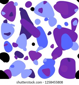 Light Blue, Red vector seamless cover with spots. Beautiful colored illustration with blurred circles in nature style. Pattern for design of fabric, wallpapers.