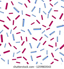 Light Blue, Red vector seamless, isometric pattern with sharp lines. Blurred decorative design in simple style with lines. Design for textile, fabric, wallpapers.