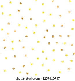 Light Blue, Red vector seamless template with ice snowflakes. Modern geometrical abstract illustration with snowflakes. Template for business cards, websites.