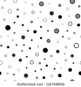 Light Blue, Red vector seamless layout with circle shapes. Glitter abstract illustration with blurred drops of rain. Trendy design for wallpaper, fabric makers.