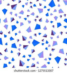 Light Blue, Red vector seamless, isometric pattern with polygonal style. Abstract gradient illustration with triangles. Design for textile, fabric, wallpapers.