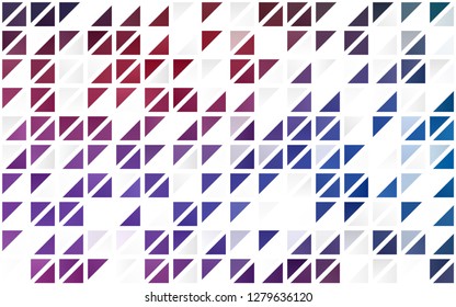 Light Blue, Red vector seamless background with triangles. Modern abstract illustration with colorful triangles. Template for business cards, websites.