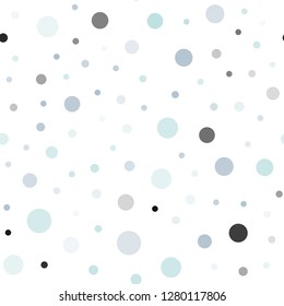 Light Blue, Red vector seamless cover with spots. Abstract illustration with colored bubbles in nature style. Template for business cards, websites.
