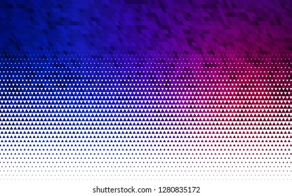 Light Blue, Red vector seamless backdrop with lines, triangles. Glitter abstract illustration with triangular shapes. Design for textile, fabric, wallpapers.