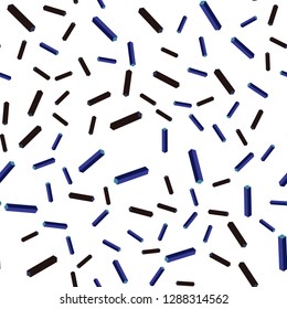Light Blue, Red vector seamless, isometric texture with colored lines. Modern geometrical abstract illustration with Lines. Design for wallpaper, fabric makers.