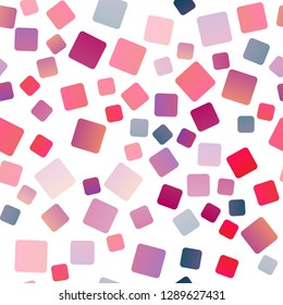 Light Blue, Red vector seamless template with crystals, rectangles. Decorative design in abstract style with rectangles. Pattern for busines ad, booklets, leaflets