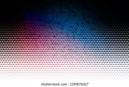 Light Blue, Red vector seamless layout with lines, triangles. Decorative design in abstract style with triangles. Trendy design for wallpaper, fabric makers.