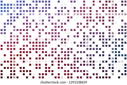 Light Blue, Red vector seamless layout with lines, rectangles. Modern abstract illustration with colorful rectangles. Design for textile, fabric, wallpapers.