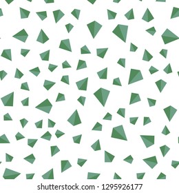 Light Blue, Red vector seamless, isometric texture with triangular style. Triangles on abstract background with colorful gradient. Template for business cards, websites.