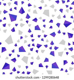 Light Blue, Red vector seamless, isometric pattern with polygonal style. Beautiful illustration with triangles in nature style. Design for wallpaper, fabric makers.