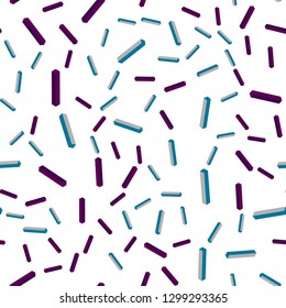 Light Blue, Red vector seamless, isometric texture with colored lines. Shining colored illustration with sharp stripes. Pattern for trendy fabric, wallpapers.