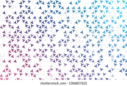 Light Blue, Red vector seamless pattern in polygonal style. Beautiful illustration with triangles in nature style. Pattern for design of fabric, wallpapers.