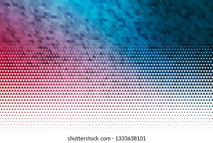 Light Blue, Red vector seamless layout with lines, triangles. Modern abstract illustration with colorful triangles. Design for textile, fabric, wallpapers.