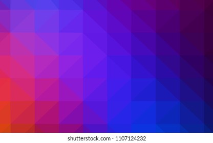 Light Blue, Red vector shining triangular layout. A completely new color illustration in a polygonal style. Completely new template for your banner.