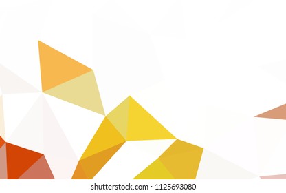 Light Blue, Red vector shining triangular cover. A completely new color illustration in a polygonal style. Triangular pattern for your design.