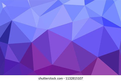 Light Blue, Red vector shining triangular backdrop. Triangular geometric sample with gradient.  Template for cell phone's backgrounds.