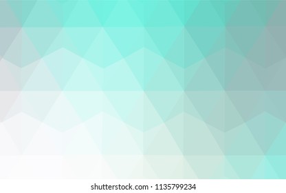 Light Blue, Red vector shining triangular cover. A completely new color illustration in a polygonal style. Polygonal design for your web site.