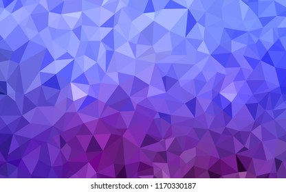 Light Blue, Red vector shining triangular cover. Triangular geometric sample with gradient.  Triangular pattern for your design.