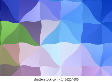 Light Blue, Red vector shining triangular backdrop. Elegant bright polygonal illustration with gradient. Template for cell phone's backgrounds.