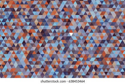 Light Blue, Red vector shining triangular background. A vague abstract illustration with gradient. A completely new template for your business design.
