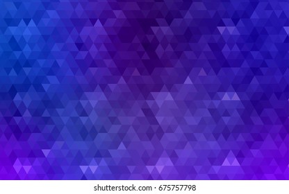 Light Blue, Red vector shining triangular template. A completely new color illustration in a vague style. A completely new design for your business.
