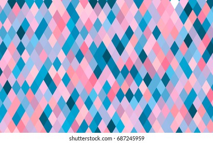 Light Blue, Red vector shining triangular background. Geometric illustration in Origami style with gradient.  A completely new design for your business.