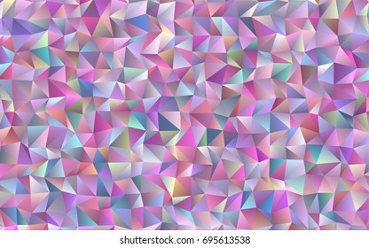 Light Blue, Red vector shining triangular template. Colorful abstract illustration with gradient. Brand-new style for your business design.