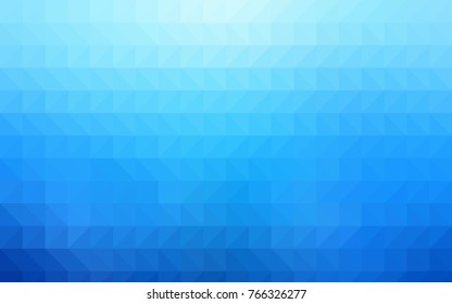 Light Blue, Red vector shining triangular pattern. Brand-new colored illustration in blurry style with gradient. Brand-new style for your business design.